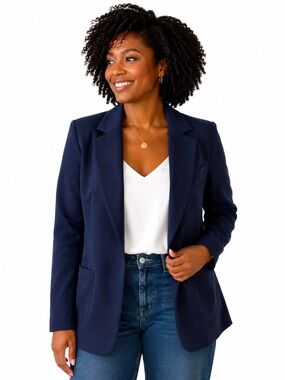 Dazzle Navy Women's Blazer Jacket